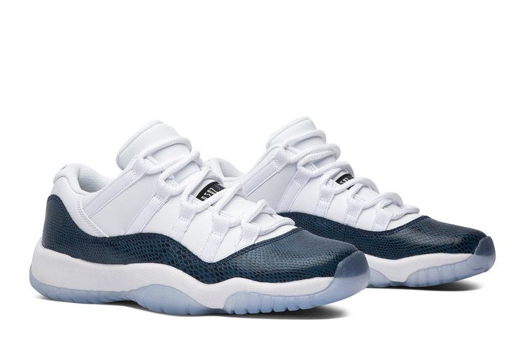 Air Jordan 11 Retro Low GS 'Navy Snakeskin' 2019