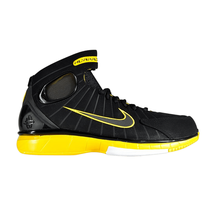Nike Air Zoom Huarache 2K4 — Black/Black-Varsity Maize