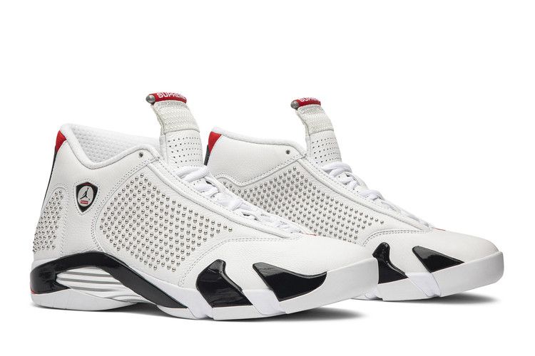 Supreme x Air Jordan 14 Retro 'White'