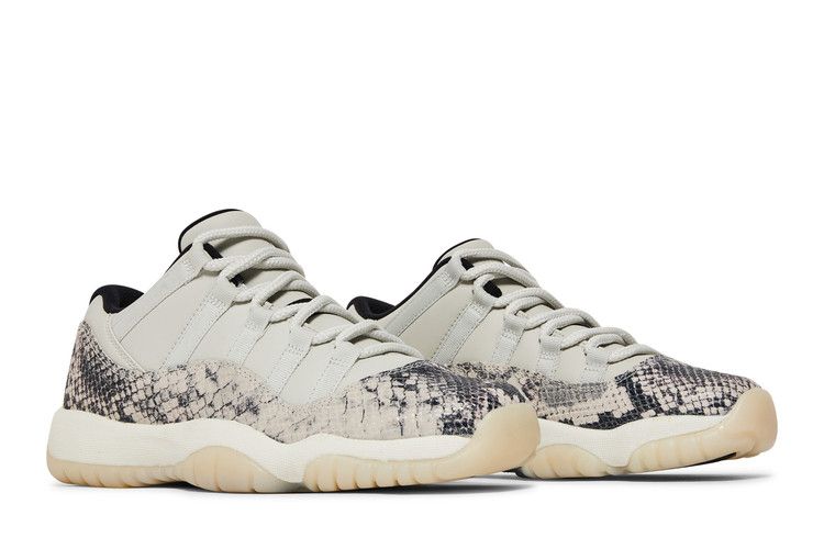 Air Jordan 11 Retro Low GS 'Light Bone Snakeskin'