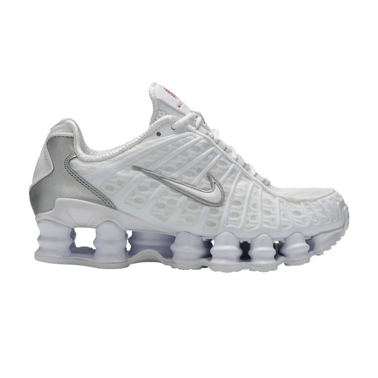 Nike Shox TL 'Metallic Silver' — White/White-Metallic Silver