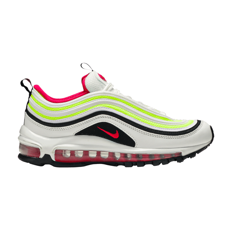 Nike Air Max 97 GS 'White Rush Pink Volt' — White/Rush Pink-Black-Volt