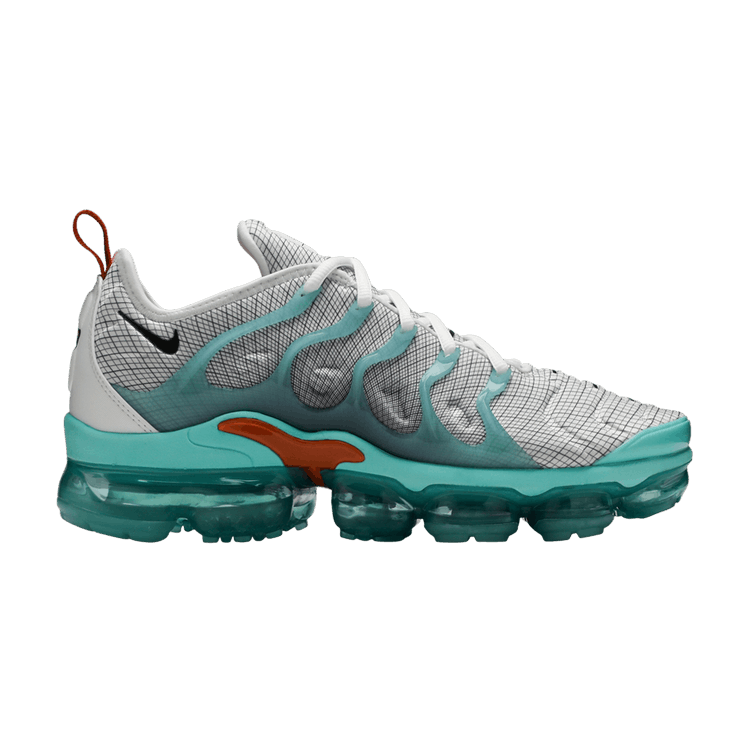 Nike Air VaporMax Plus 'Aurora Green' — White/Black-Aurora Green-Cosmic Clay