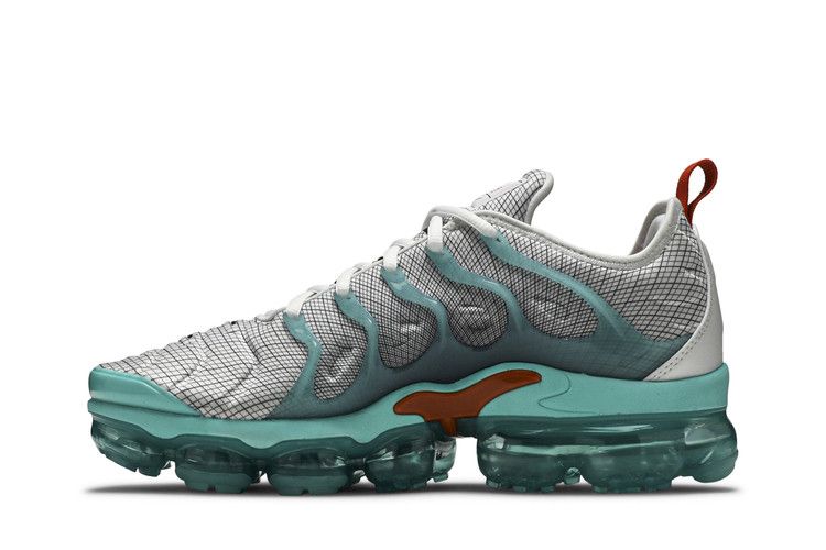 Nike Air VaporMax Plus 'Aurora Green' — White/Black-Aurora Green-Cosmic Clay