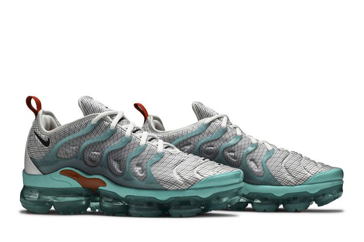 Nike Air VaporMax Plus 'Aurora Green' — White/Black-Aurora Green-Cosmic Clay