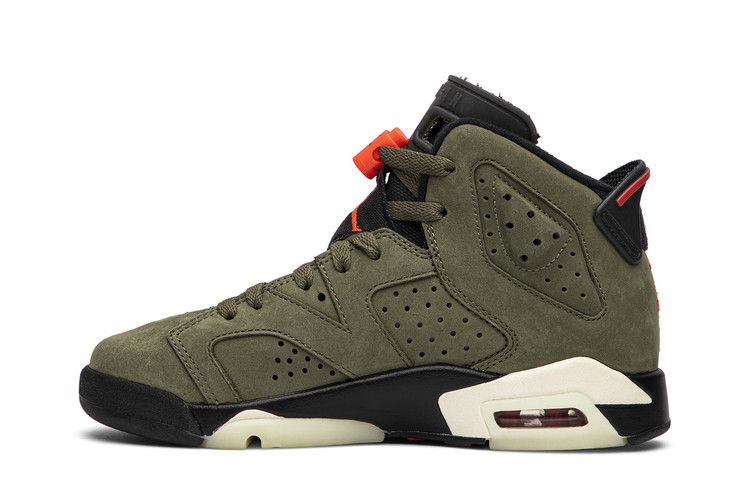 Travis Scott x Air Jordan 6 Retro GS 'Olive'