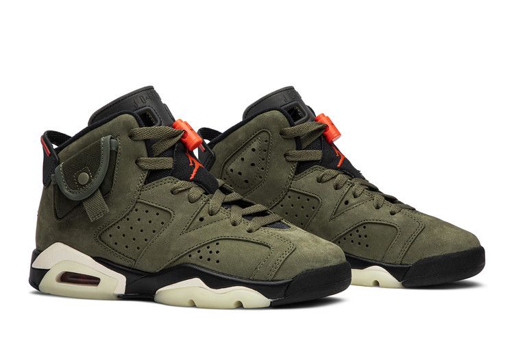 Travis Scott x Air Jordan 6 Retro GS 'Olive'