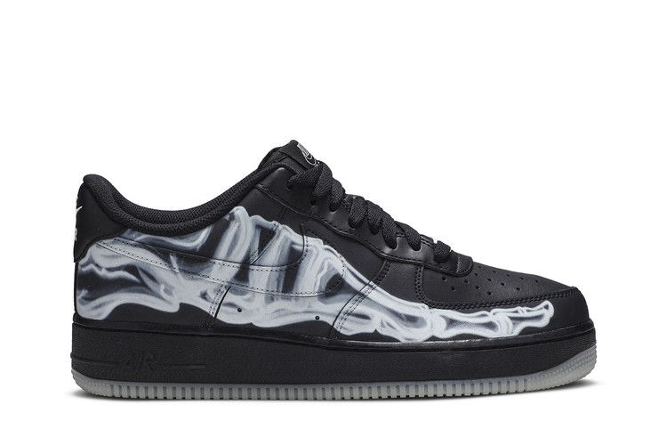 Nike Air Force 1 '07 QS 'Black Skeleton'
