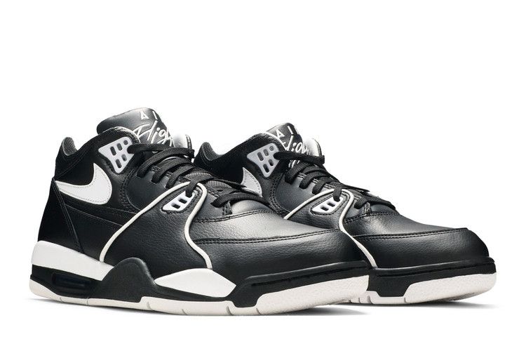 Nike Air Flight 89 'Black' — Black/White