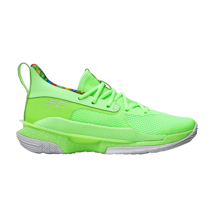 Under Armour Sour Patch Kids x Curry 7 GS 'Lime' — Lime Light/Phospor Green