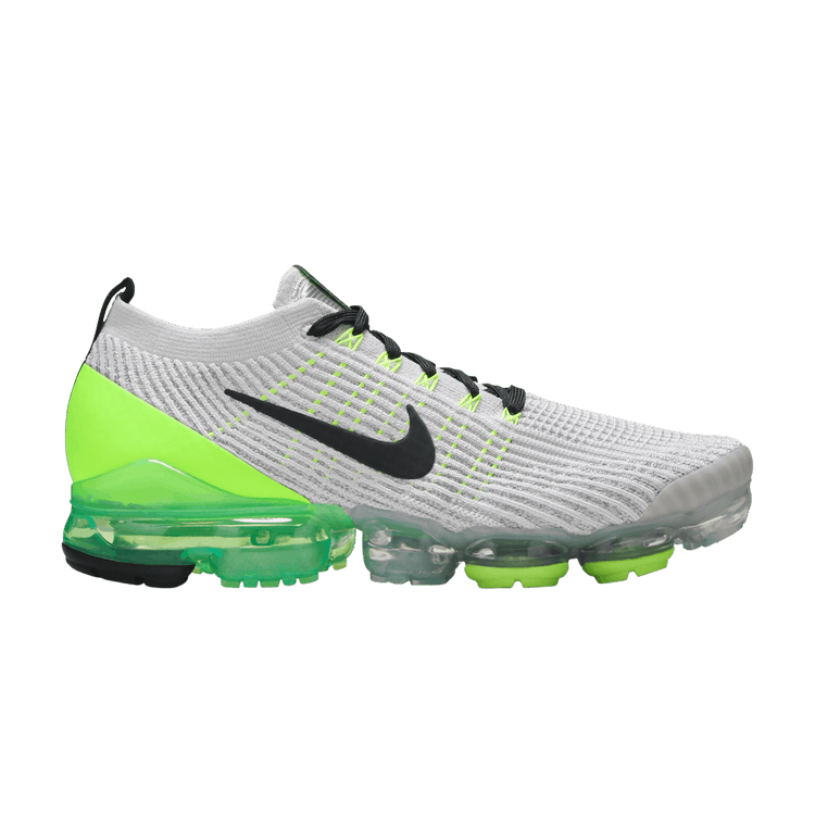 Nike Air VaporMax Flyknit 3 'Electric Green' — Vast Grey/Electric Green/White/Off Noir