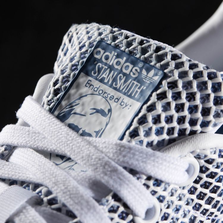 Adidas Stan Smith 'Mesh' — Footwear White/Core Blue