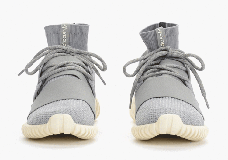 Adidas Tubular Doom Primeknit 'Medium Solid Grey' — Medium Grey/Heather Solid Grey/Core White