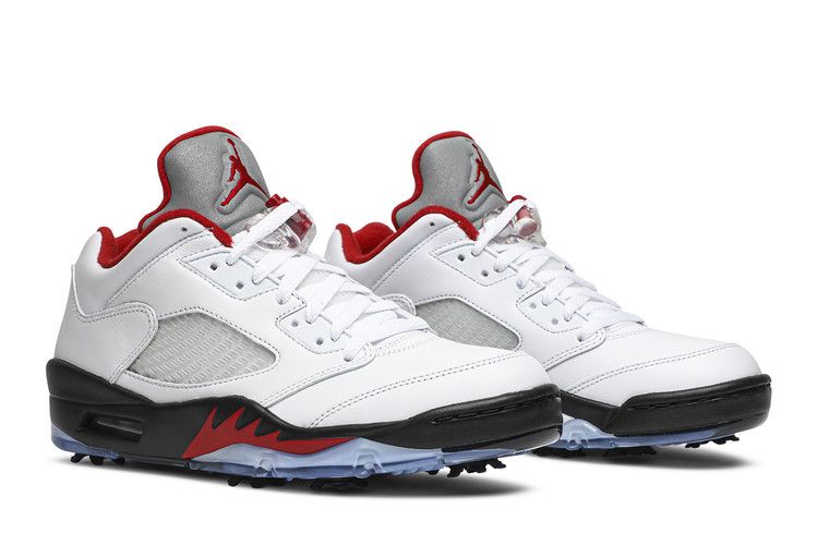 Air Jordan 5 Low Golf 'White Fire Red'