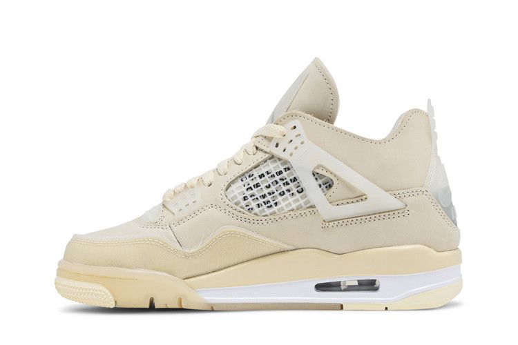 Off-White x Wmns Air Jordan 4 Retro SP 'Sail'