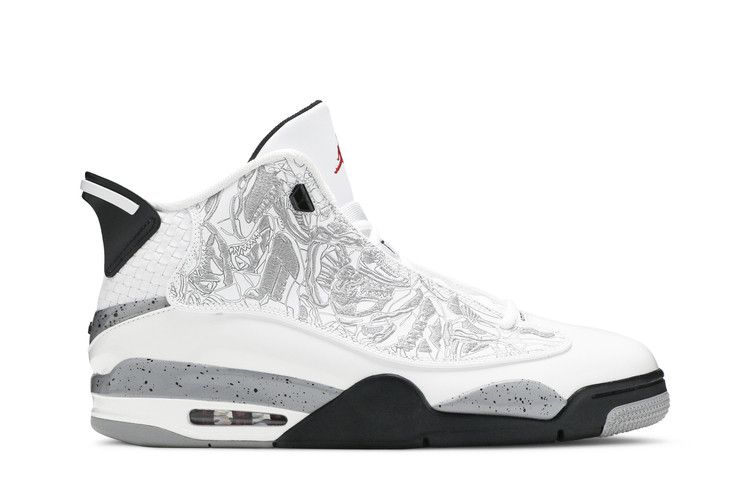 Air Jordan Dub Zero 'White Cement' — White/Cement Grey