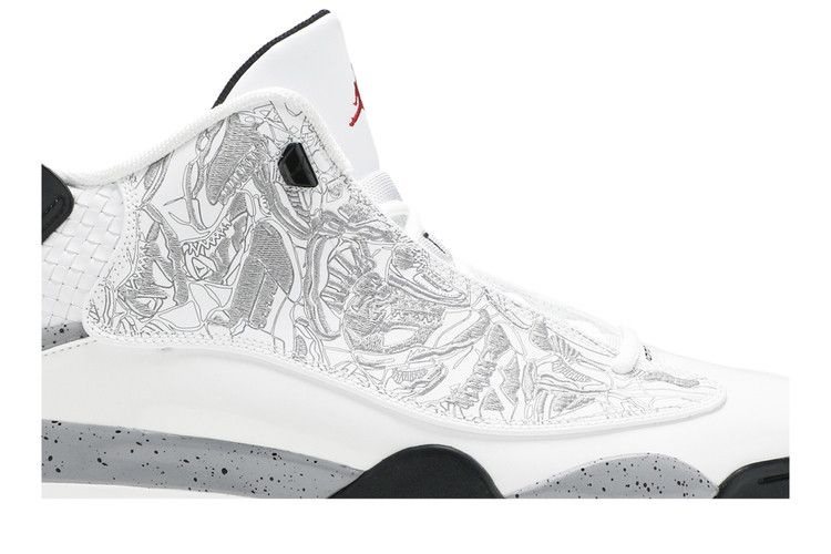 Air Jordan Dub Zero 'White Cement' — White/Cement Grey