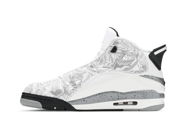 Air Jordan Dub Zero 'White Cement' — White/Cement Grey