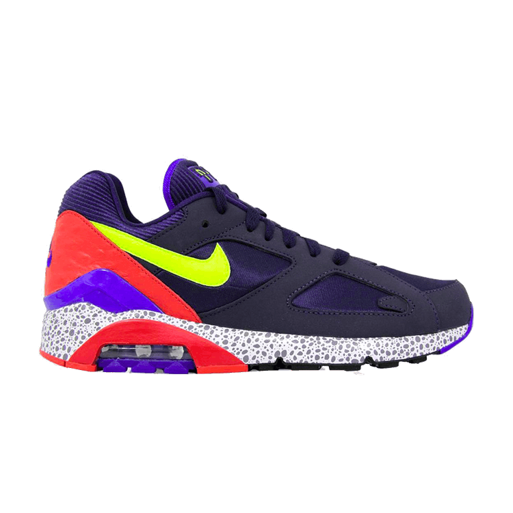 Nike Air Max 180 — Midnight Navy/Volt/Challenge Red