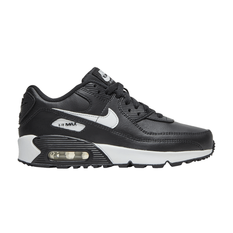 Nike Air Max 90 GS 'Black White' — Black/Black/White (CD6864 010)