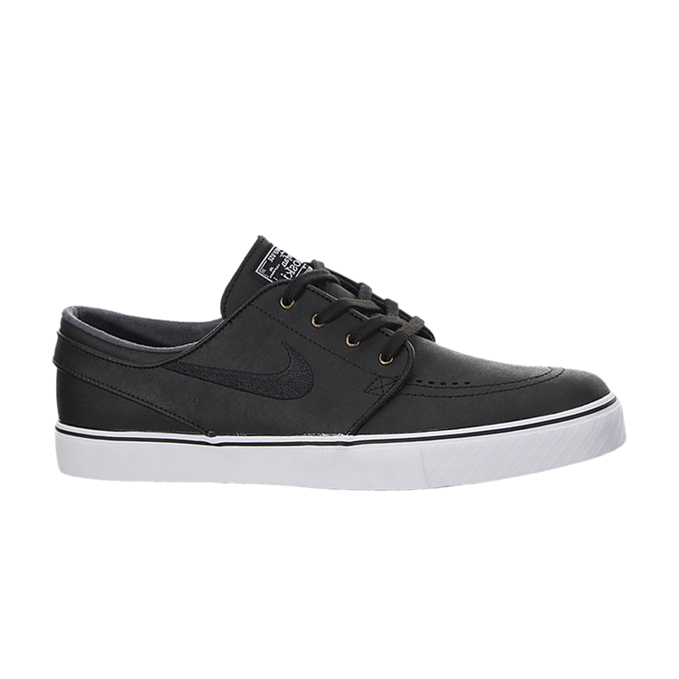Nike Zoom Stefan Janoski Leather 'Black White' — Black/White