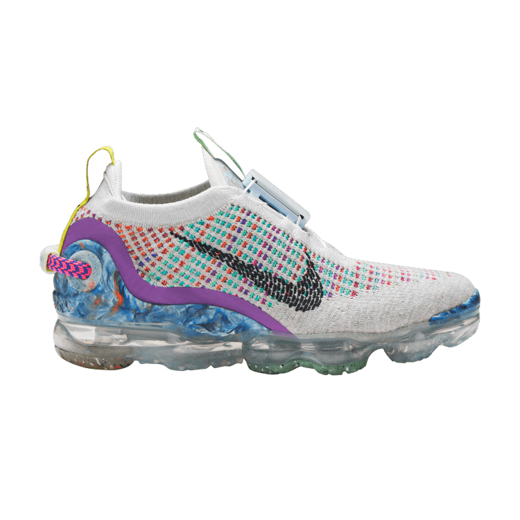 Nike Air VaporMax 2020 Flyknit 'Multi-Color' — Pure Platinum/Black/Multi-Color