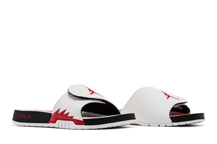 Air Jordan Hydro 5 Retro Slide 'White Fire Red'
