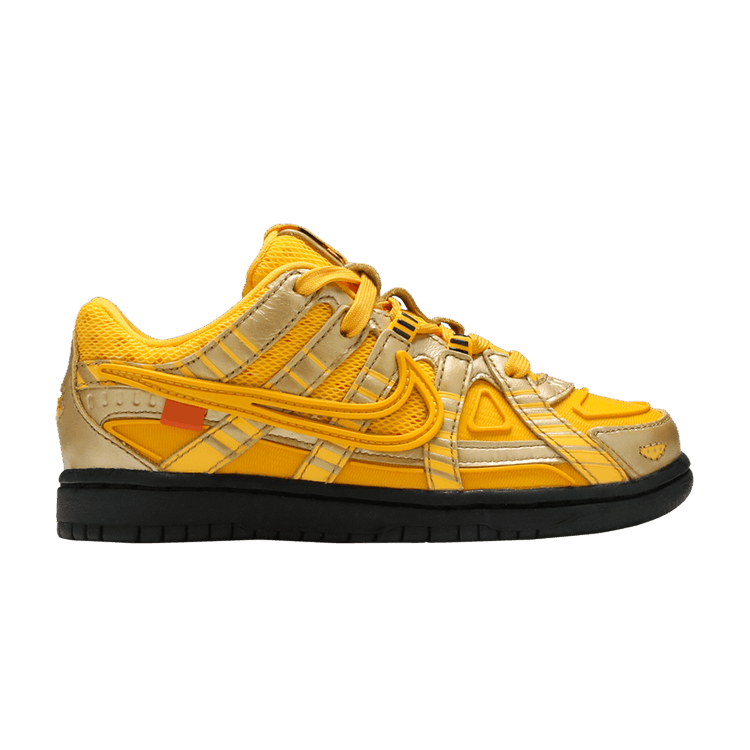Off-White x Nike Rubber Dunk PS 'University Gold'