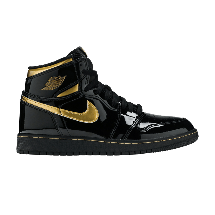 Air Jordan 1 Retro High OG GS 'Black Metallic Gold'