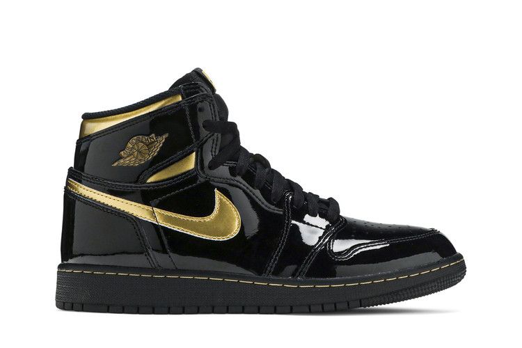 Air Jordan 1 Retro High OG GS 'Black Metallic Gold'