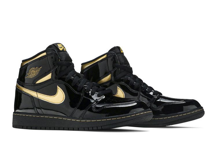 Air Jordan 1 Retro High OG GS 'Black Metallic Gold'