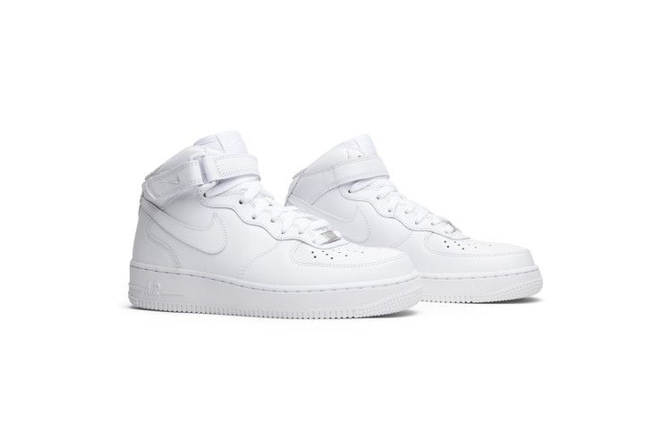 Nike Wmns Air Force 1 Mid 07 Leather 'Triple White'