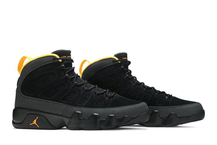 Air Jordan 9 Retro ‘Dark Charcoal University Gold’
