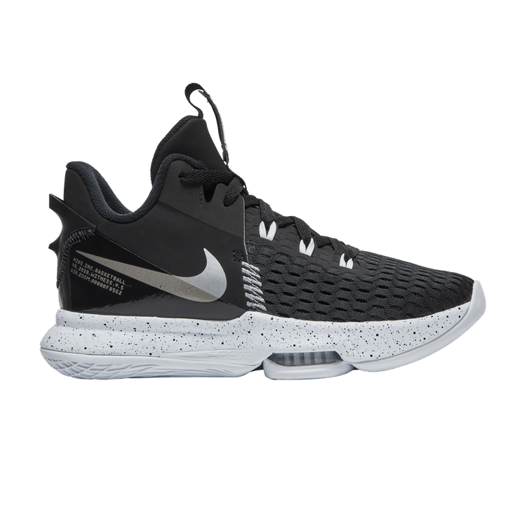 Nike LeBron Witness 5 'Black Metallic Silver'