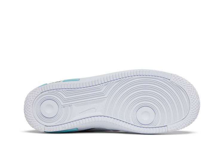 Nike Air Force 1 React GS 'Astronomy Blue Laser Crimson'