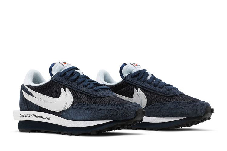 Fragment Design x sacai x Nike LDV Waffle 'Blackened Blue'