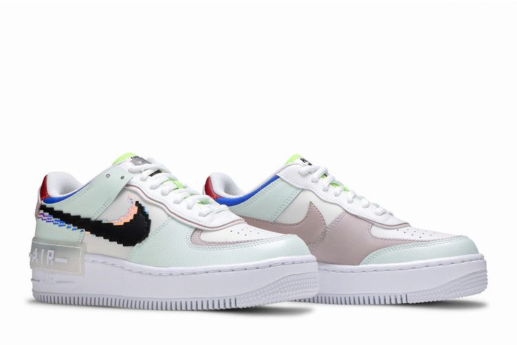 Nike Wmns Air Force 1 Shadow SE 'Pixel Swoosh - Barely Green'