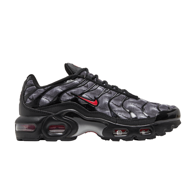 Nike Air Max Plus GS 'Black University Red'