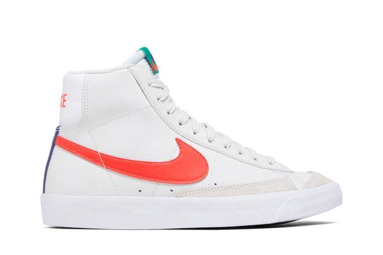 Nike Blazer Mid '77 GS 'Platinum Tint Bright Crimson'