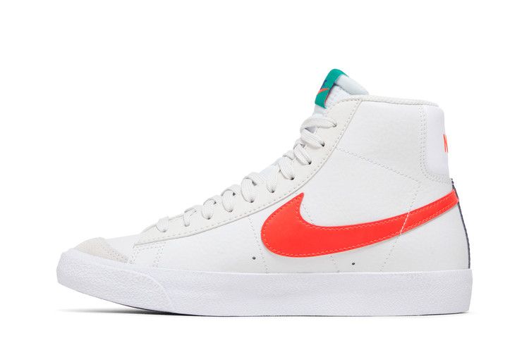 Nike Blazer Mid '77 GS 'Platinum Tint Bright Crimson'