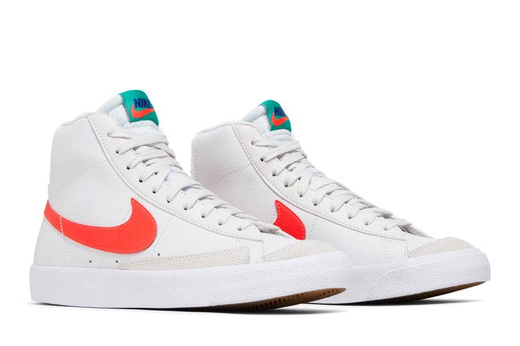 Nike Blazer Mid '77 GS 'Platinum Tint Bright Crimson'