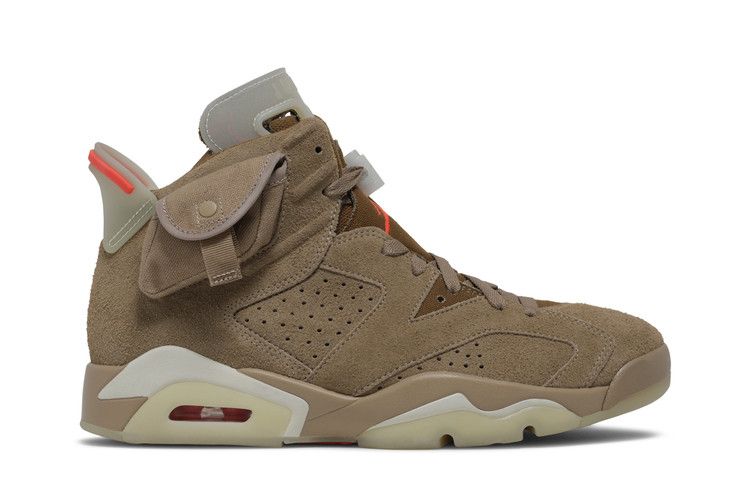 Travis Scott x Air Jordan 6 Retro 'British Khaki' Sample