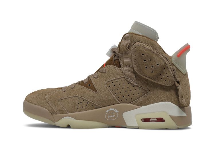 Travis Scott x Air Jordan 6 Retro 'British Khaki' Sample