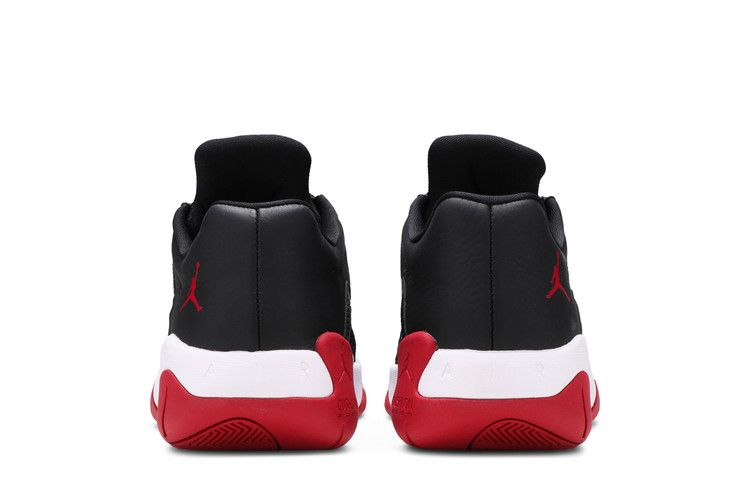 Air Jordan 11 CMFT Low 'Bred' — Black/Gym Red/White (DM0844 005)