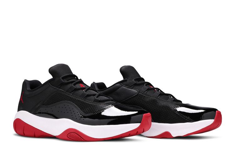 Air Jordan 11 CMFT Low 'Bred' — Black/Gym Red/White (DM0844 005)