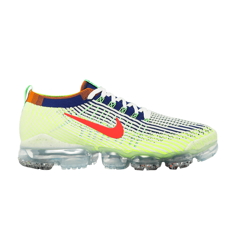 Nike Air VaporMax Flyknit 3 'Exeter Edition' — Fossil/Hydrogen Blue/Blue Void/Bright Crimson
