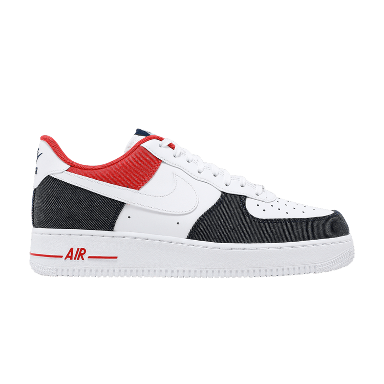 Nike Air Force 1 '07 LX 'White Red Denim'
