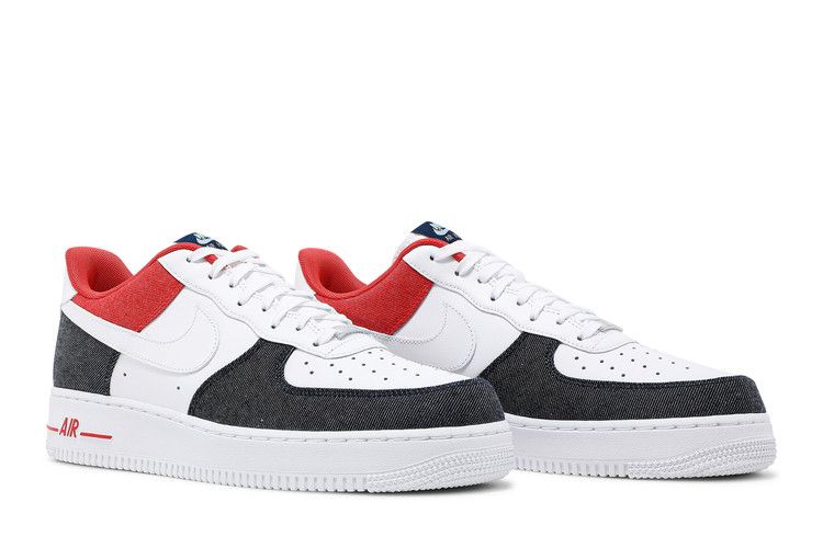 Nike Air Force 1 '07 LX 'White Red Denim'