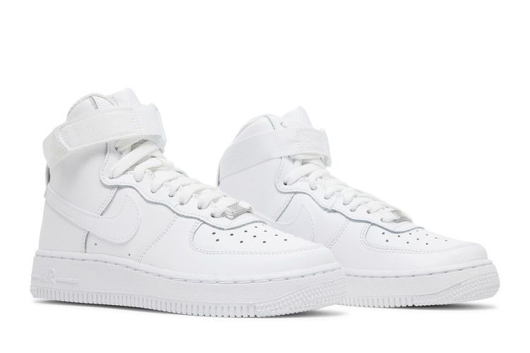 Nike Air Force 1 High LE GS 'Triple White' — White/White/White (DH2943 111)