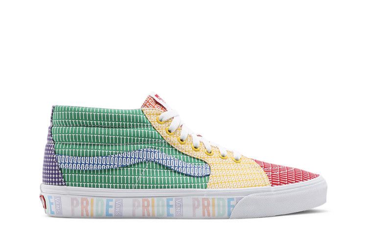 Vans Sk8-Mid 'Pride' — Multi/True White